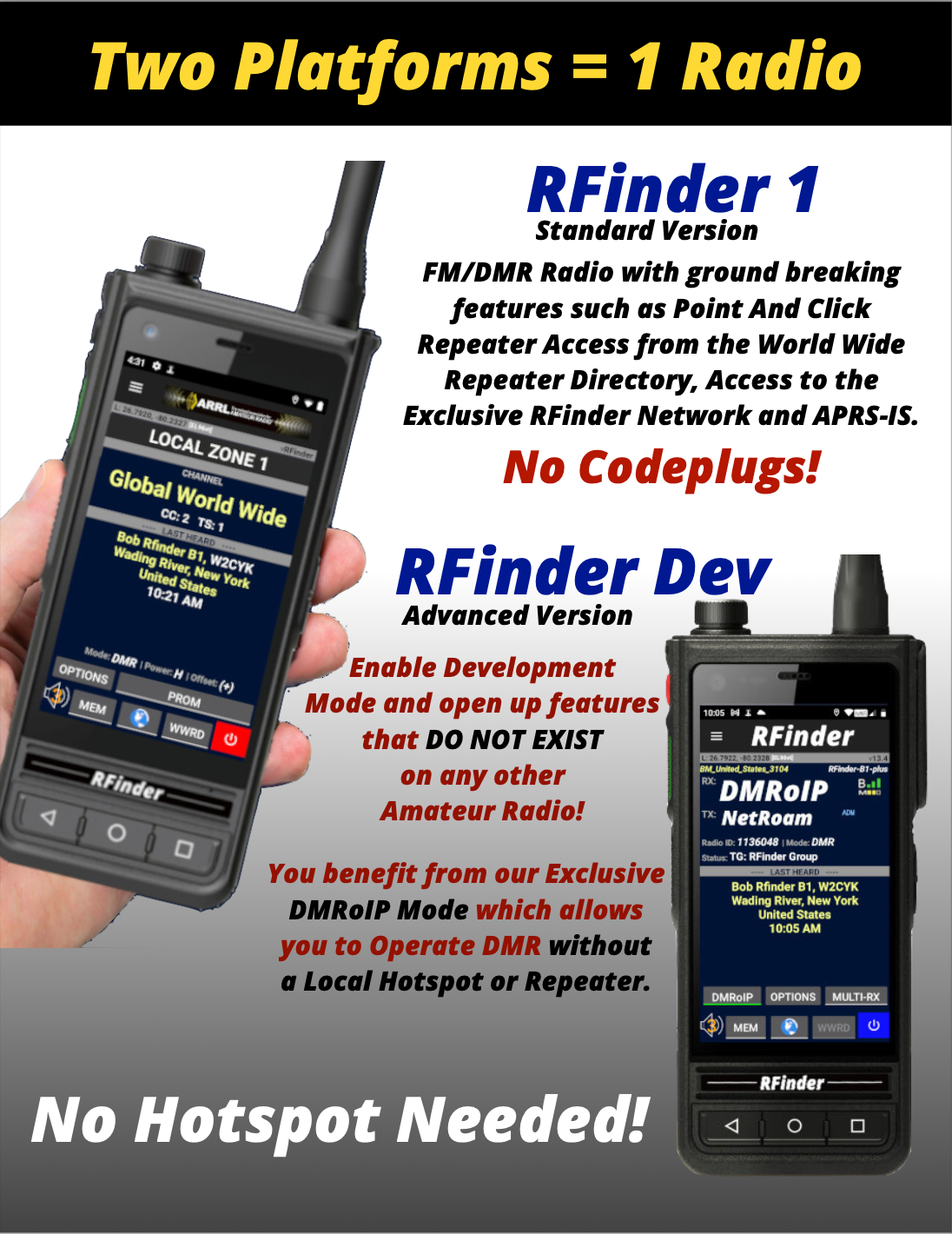 RFinder M6 Radio Preorder shipping December 2023