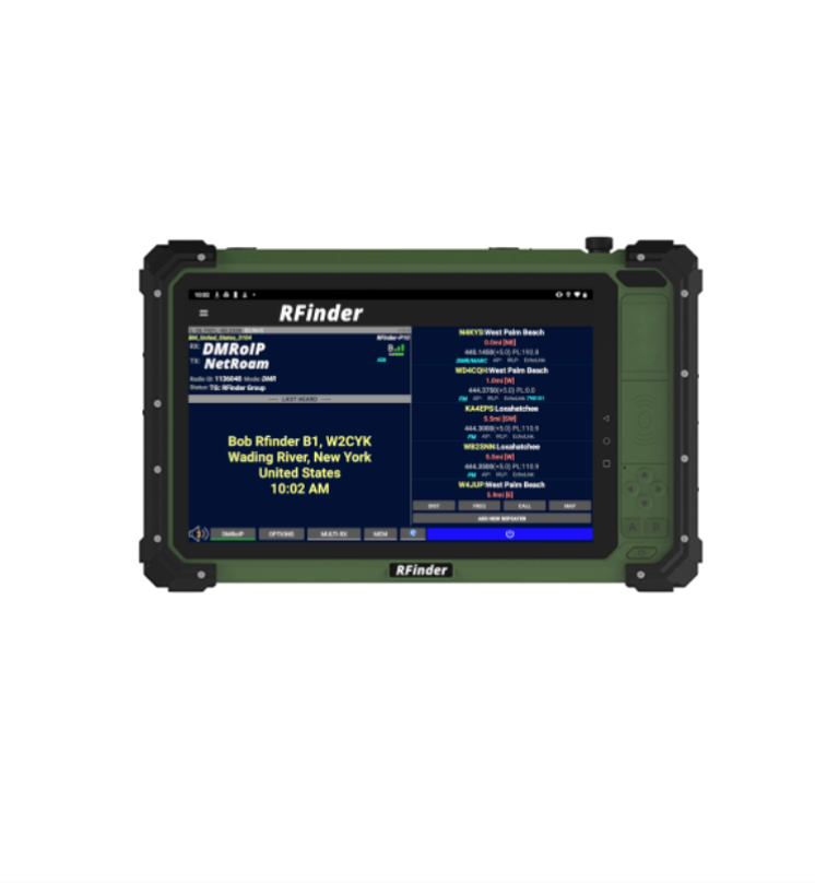 RFinder Android Radio 10 Inch Tablet - 136-174mhz, 400-490mhz DMR/FM - Embedded RTL-SDR - Pre Order